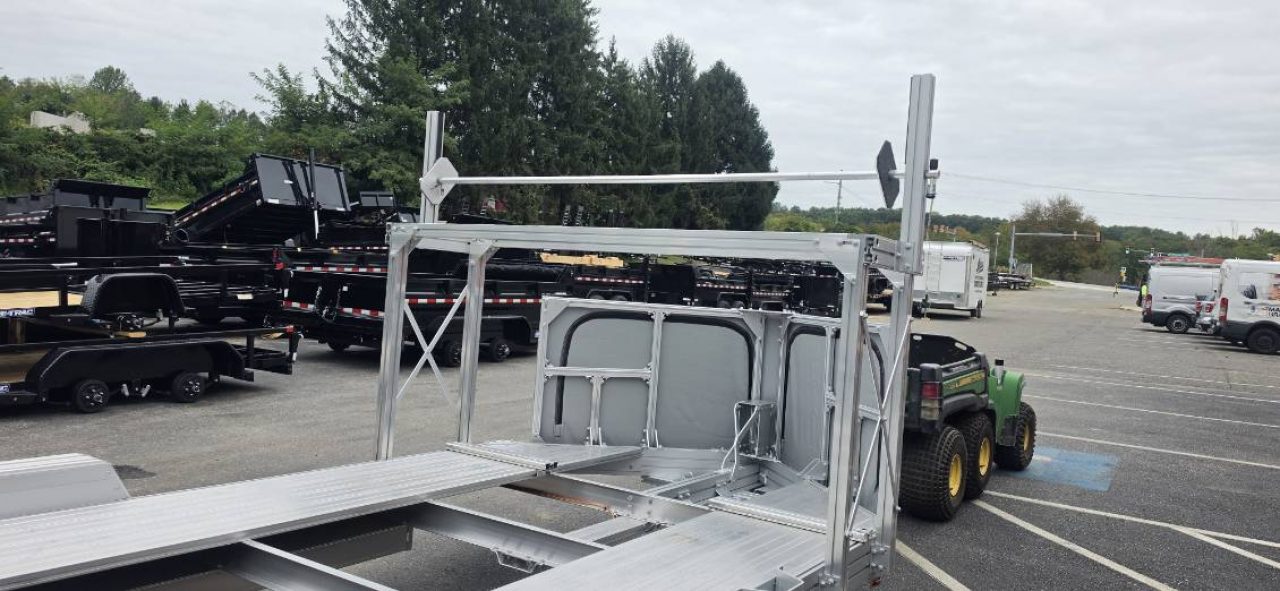 New 7 x 14'-2" Trailex CT-8455EB "HYPERCAR" Car / Racing Trailer 7k **84" between fenders