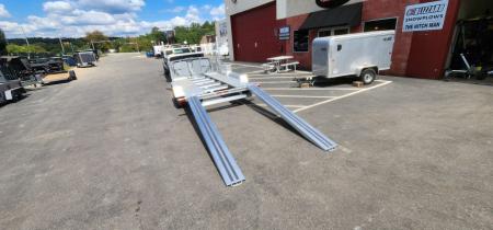 New 7 x 14'-2" Trailex CT-8455EB "HYPERCAR" Car / Racing Trailer 7k **84" between fenders