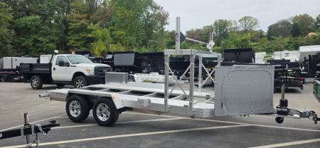 New 7 x 14'-2" Trailex CT-8455EB "HYPERCAR" Car / Racing Trailer 7k **84" between fenders