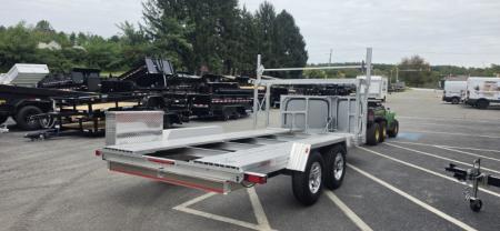New 7 x 14'-2" Trailex CT-8455EB "HYPERCAR" Car / Racing Trailer 7k **84" between fenders