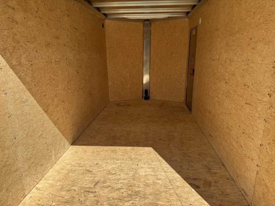 New 2027 E-Z Hauler EZEC7X14 XLT-P Cargo / Enclosed Trailer 71 SERIES, 7 FOOT 1 INCH INTERIOR HEIGHT, .080 POLY SIDES, REAR CANOPY, FREE ALUMINUM WHEEL UPGRADE,
