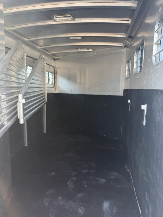 Used 1998 Exiss 3 Horse Gooseneck Living Quarters With Midtack Horse Trailer