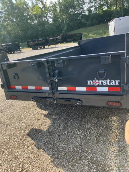 New 2027 Iron Bull 83x14 14000 GVWR 20" Sides Scissor Hoist Dump Trailer