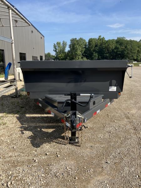 New 2027 Iron Bull 83x14 14000 GVWR 20  Sides Scissor Hoist Dump Trailer