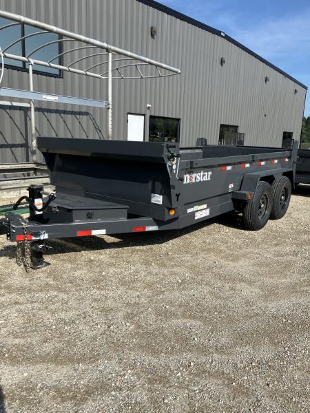 New 2027 Iron Bull 83x14 14000 GVWR 20" Sides Scissor Hoist Dump Trailer