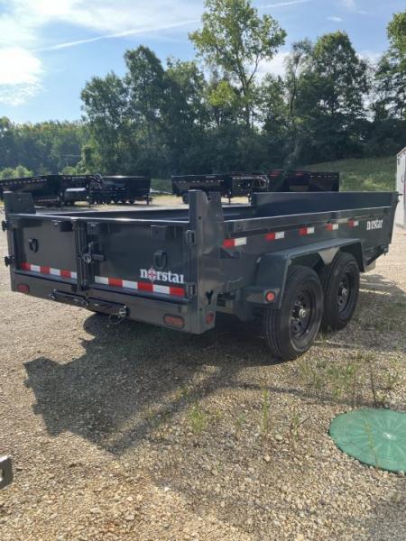 New 2027 Iron Bull 83x14 14000 GVWR 20" Sides Scissor Hoist Dump Trailer