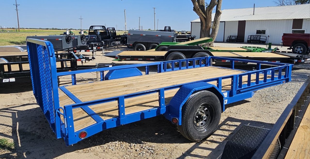 New 2027 PJ Trailers 14' x 83 in. Single 5200# Axle Channel Utility Trailer