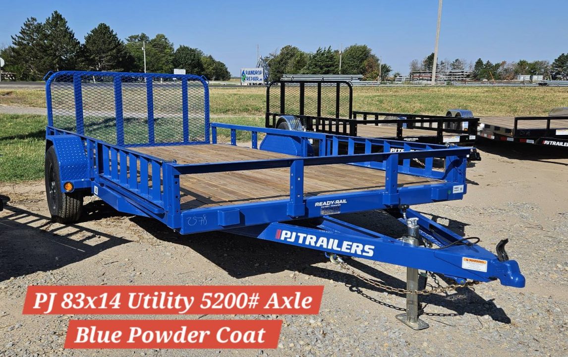 New 2027 PJ Trailers 14' x 83 in. Single 5200# Axle Channel Utility Trailer