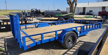 New 2027 PJ Trailers 14' x 83 in. Single 5200# Axle Channel Utility Trailer