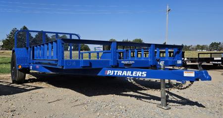 New 2027 PJ Trailers 14' x 83 in. Single 5200# Axle Channel Utility Trailer