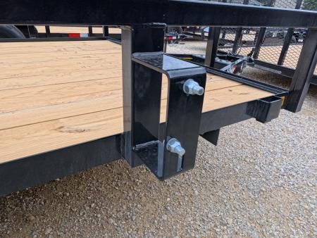 New 2027 H&H Trailers 82 x 14 Rail Side Steel Utility Trailer with 3K Idler - Black