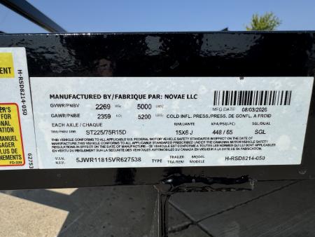 New 2027 H&H Trailers RSD8214-050 Utility Trailer