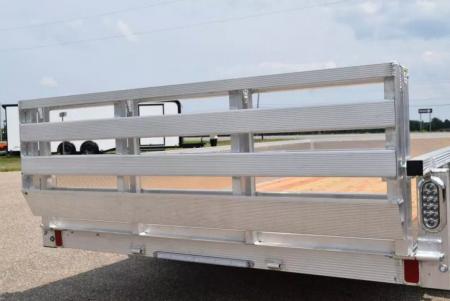 New SPORT HAVEN 6x12 OPEN UTILITY TRAILER w/ ATP SIDES & BI-FOLD GATE