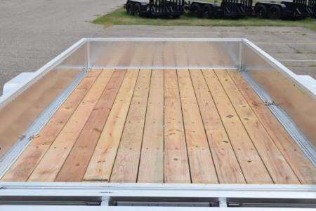 New SPORT HAVEN 6x12 OPEN UTILITY TRAILER w/ ATP SIDES & BI-FOLD GATE