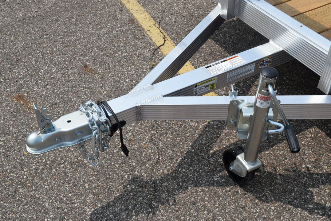 New Sport Haven 6x12 Aluminum Utility Trailer W/ BI-FOLD RAMP GATE
