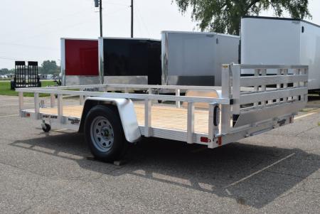 New Sport Haven 6x12 Aluminum Utility Trailer W/ BI-FOLD RAMP GATE