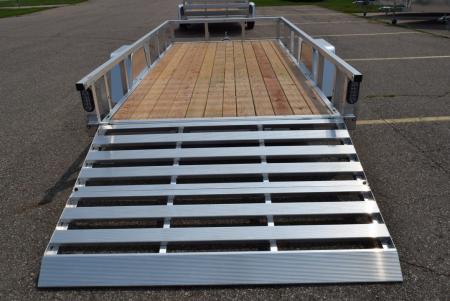 New Sport Haven 6x12 Aluminum Utility Trailer W/ BI-FOLD RAMP GATE