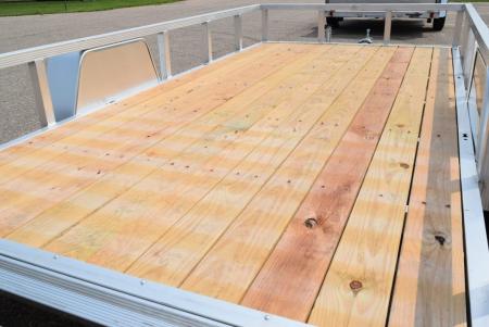 New Sport Haven 6x12 Aluminum Utility Trailer W/ BI-FOLD RAMP GATE