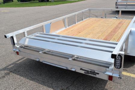 New Sport Haven 6x12 Aluminum Utility Trailer W/ BI-FOLD RAMP GATE