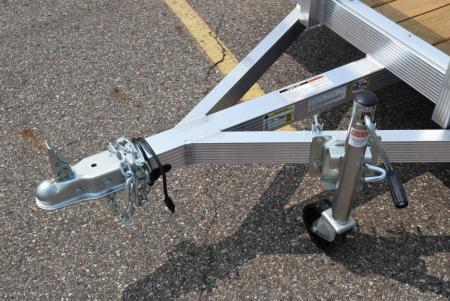 New Sport Haven 6x12 Aluminum Utility Trailer W/ BI-FOLD RAMP GATE