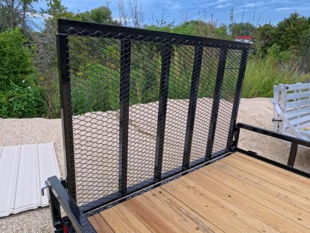 New 2027 H&H Trailers 82 x 14 Rail Side Steel Utility Trailer with 3K Idler - Black