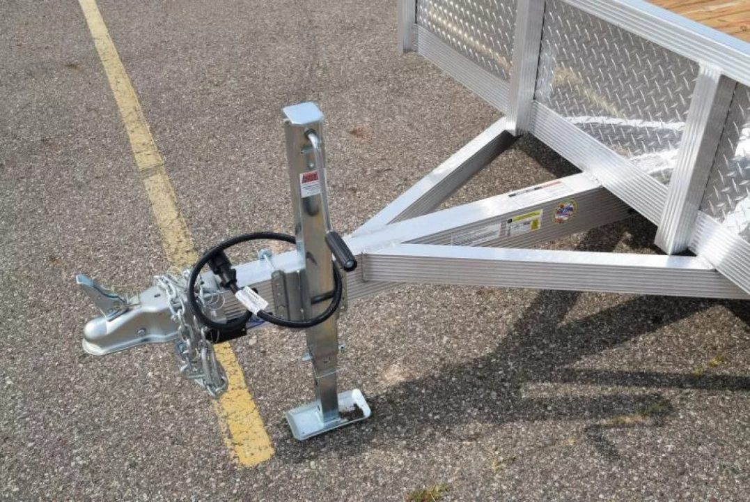 New 2027 SPORT HAVEN 7x14 OPEN UTILITY w/ BI-FOLD RAMP GATE & ATP SIDES