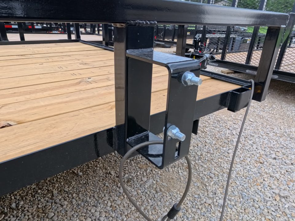 New 2027 H&H Trailers 82 x 14 Rail Side Steel Utility Trailer with 3K Idler - Black