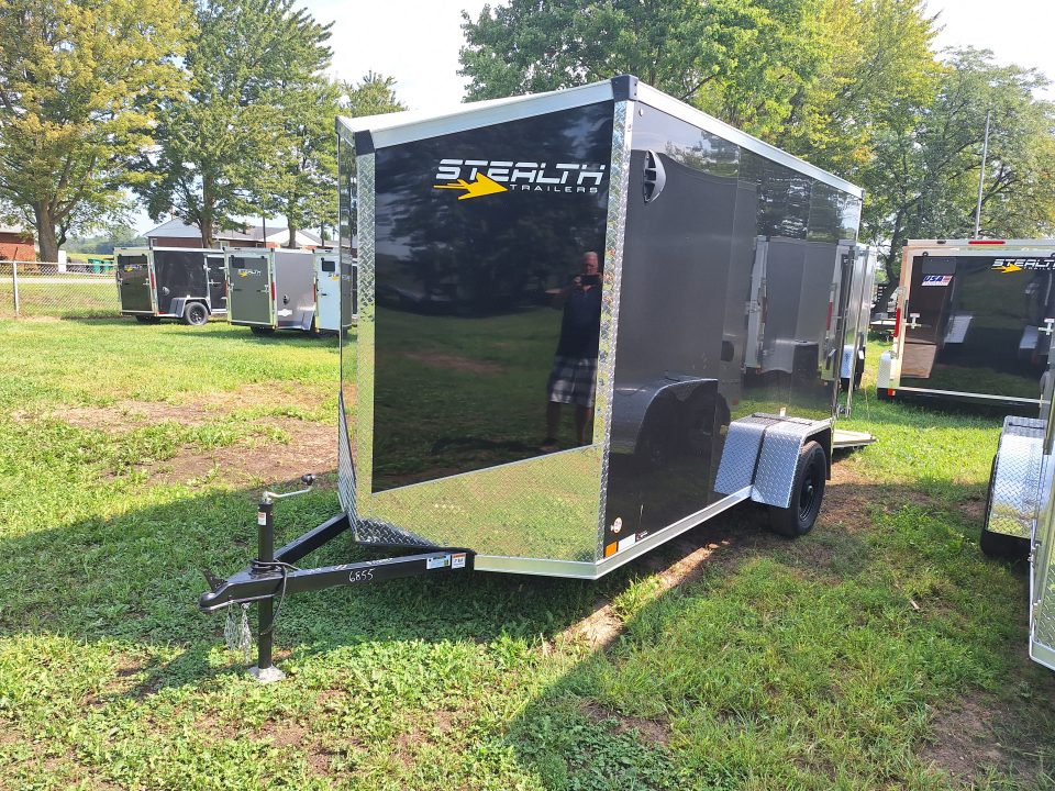 New 2027 Stealth Trailers Titan 6x12 Cargo / Enclosed Trailer W/ Ramp Door and 6" Extra Height