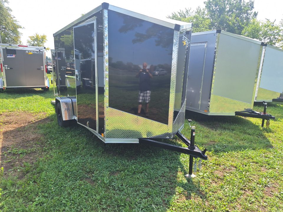 New 2027 Stealth Trailers Titan 6x12 Cargo / Enclosed Trailer W/ Ramp Door and 6" Extra Height