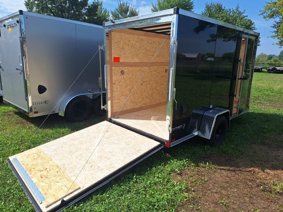 New 2027 Stealth Trailers Titan 6x12 Cargo / Enclosed Trailer W/ Ramp Door and 6" Extra Height