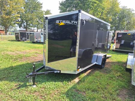 New 2027 Stealth Trailers Titan 6x12 Cargo / Enclosed Trailer W/ Ramp Door and 6  Extra Height