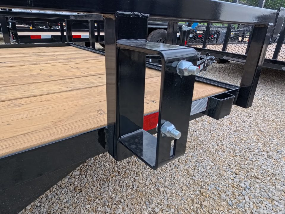New 2027 H&H Trailers 82 x 16 Rail Side Utility Trailer with 7K GVWR, Tandem Axles, 4 Ft. Tall Ladder Style Spring Assist Gate