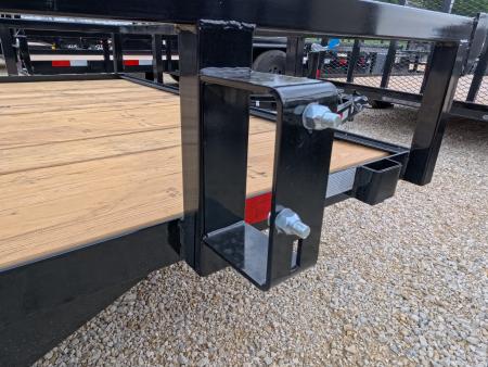 New 2027 H&H Trailers 82 x 16 Rail Side Utility Trailer with 7K GVWR, Tandem Axles, 4 Ft. Tall Ladder Style Spring Assist Gate