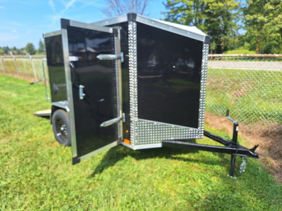 New 2027 Stealth Trailers 5x8 Cargo / Enclosed Trailer W/ Ramp Door and Side Door