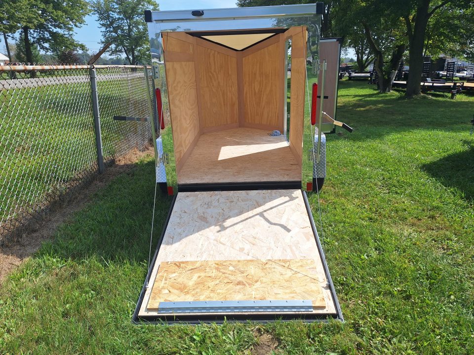 New 2027 Stealth Trailers 5x8 Cargo / Enclosed Trailer W/ Ramp Door and Side Door