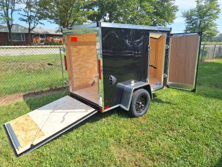 New 2027 Stealth Trailers 5x8 Cargo / Enclosed Trailer W/ Ramp Door and Side Door