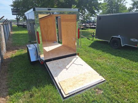 New 2027 Stealth Trailers 5x8 Cargo / Enclosed Trailer W/ Ramp Door and Side Door