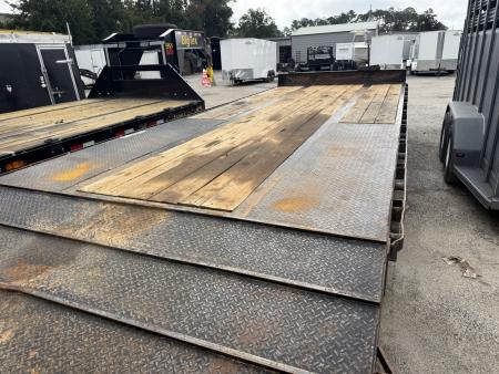 Used 2022 Texas Trailers FB2530GV 8.5'X25' Flatbed Trailer 30,000# GVWR