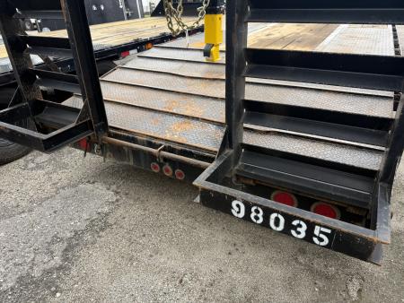 Used 2022 Texas Trailers FB2530GV 8.5'X25' Flatbed Trailer 30,000# GVWR