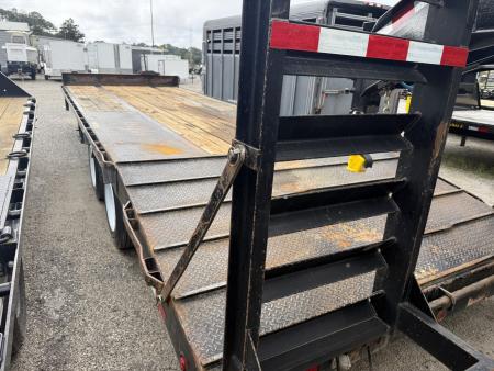 Used 2022 Texas Trailers FB2530GV 8.5'X25' Flatbed Trailer 30,000# GVWR