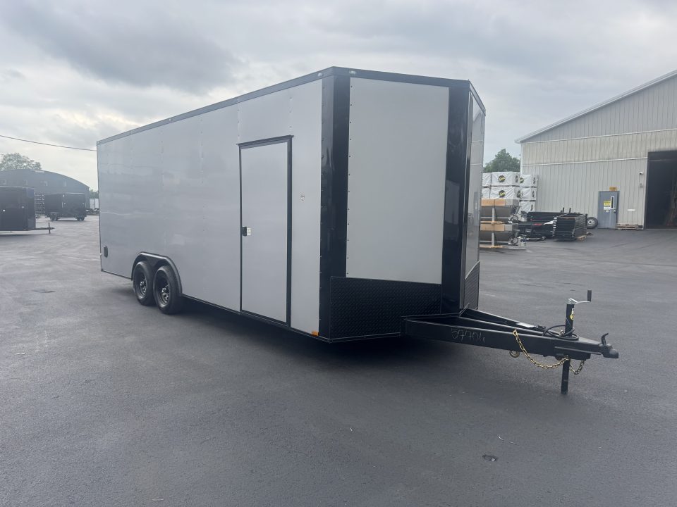 New 2027 Spartan Cargo SP8.5X22TA Cargo / Enclosed Trailer *SILVER W/ BLACKOUT