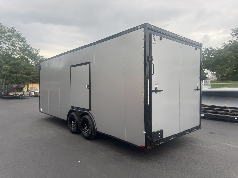 New 2027 Spartan Cargo SP8.5X22TA Cargo / Enclosed Trailer *SILVER W/ BLACKOUT