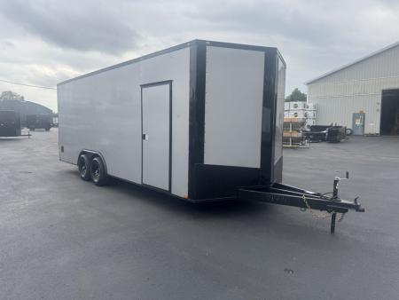New 2027 Spartan Cargo SP8.5X22TA Cargo / Enclosed Trailer *SILVER W/ BLACKOUT