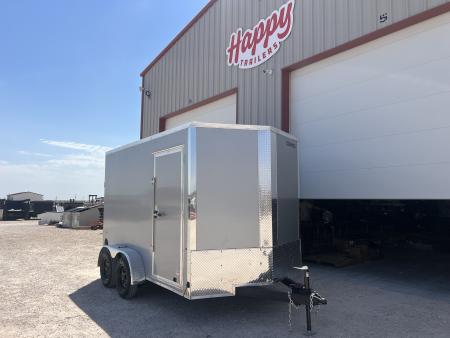 New 2027 Compass 7'x12' Enclosed Cargo Trailer - Indigo DLX