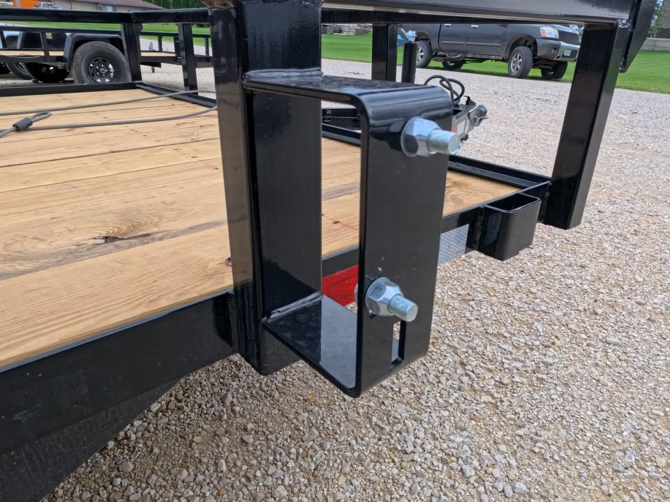 New 2027 H&H Trailers 82 x 16 Rail Side Utility Trailer with 7K GVWR, Tandem Axles, 4 Ft. Tall Ladder Style Spring Assist Gate