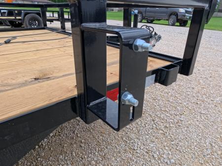 New 2027 H&H Trailers 82 x 16 Rail Side Utility Trailer with 7K GVWR, Tandem Axles, 4 Ft. Tall Ladder Style Spring Assist Gate