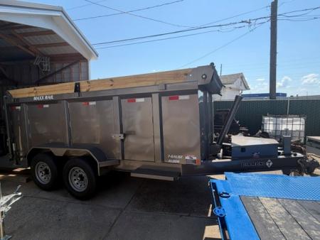 New 2027 Diamond T 83x14 14K Telescopic 48  Sides Dump Trailer