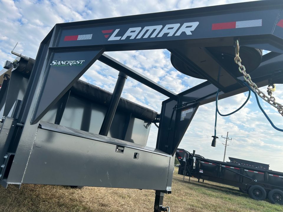 New 2027 Lamar 83x16 Triple 21K GN Telescopic Dump w/ 36" Sides, 7 Gauge Floor, & 17.5" Wheels