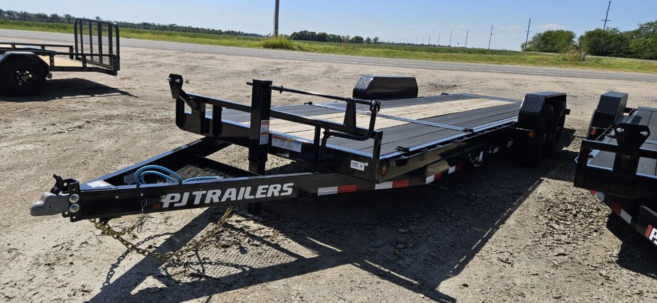 New 2027 PJ Trailers 83" x 22' 6" Channel Equipment Tilt, w/14ply Tires (T6) Tilt Trailer