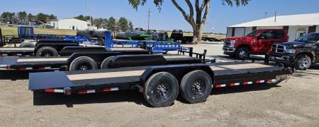 New 2027 PJ Trailers 83" x 22' 6" Channel Equipment Tilt, w/14ply Tires (T6) Tilt Trailer
